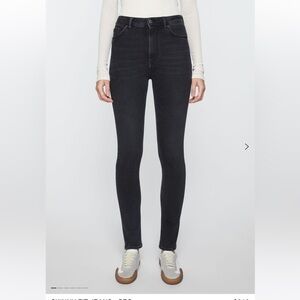 Acne Studios Bla Konst Peg Black Jeans